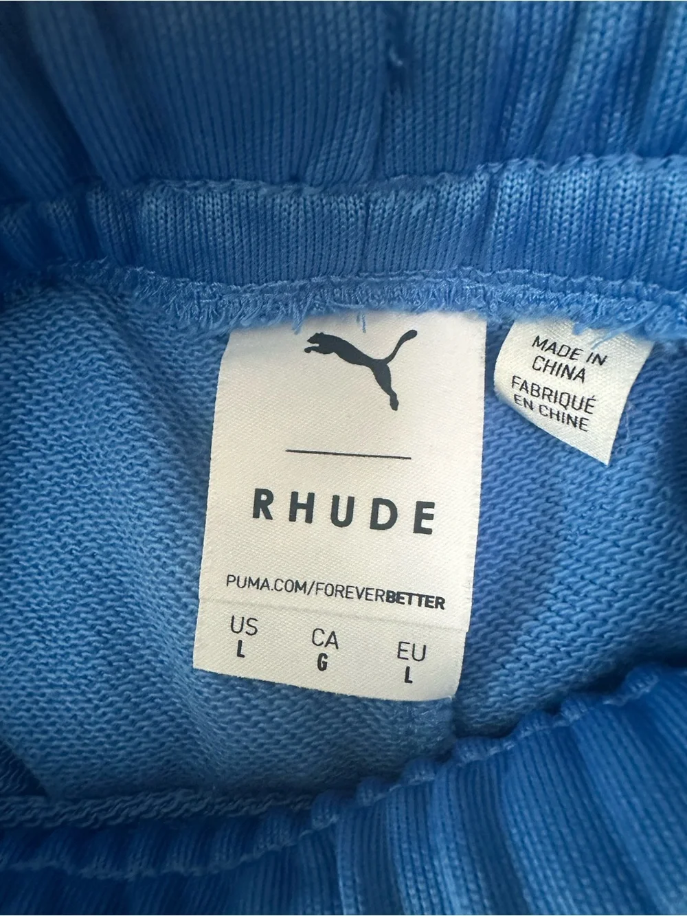 RHUDE x PUMA Collection Full Zip Up Blue Mens Track Jacket -Pants (SET)